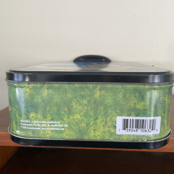 Vtg Hawaiian Girls Two Sided Vertical Tin Lunch Box Accoutrement Hula Hawaii - Picture 9 of 16